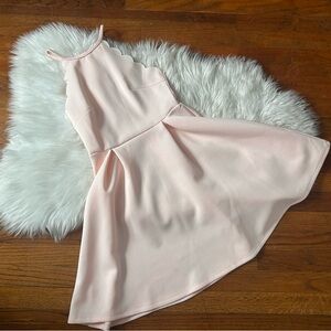 Pink Halter Dress; women’s small